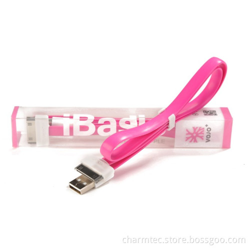 Colored USB a/M to 30 Pin Dock, USB Charging for iPhone 4/4s